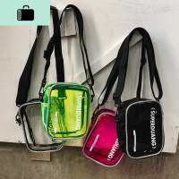 ins 小包包2020上新日系韩版潮个性透明果冻包蹦迪包chic斜挎小包NEW LAKE女斜挎包