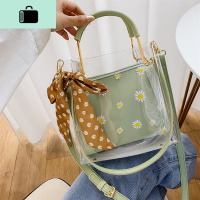 夏天小雏菊透明包包女2020新款潮时尚网红斜挎包手提单肩果冻包NEW LAKE女斜挎包