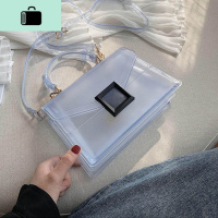 透明包包女包2020新款时尚简约百搭女单肩斜挎手提果冻包NEW LAKE女斜挎包