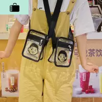 透明小包包女包新款2020夏天果冻小方包可爱休闲单肩斜挎手机包包NEW LAKE女斜挎包
