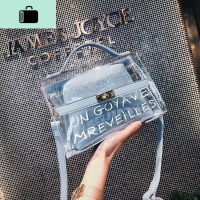 香港果冻包女斜挎透明子母小包2020新款潮夏季时尚百搭单肩手提包NEW LAKE女斜挎包