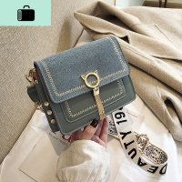 ins超火小包包女包2020新款时尚磨砂单肩斜挎百搭韩版宽带小方包NEW LAKE女斜挎包