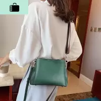 斜挎包女2020新款百搭宽带软皮小包包夏时尚单肩皮大容量女包潮NEW LAKE女斜挎包
