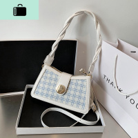 夏天网红时尚包包2020新款潮女包简约单肩斜挎包女百搭ins腋下包NEW LAKE女斜挎包