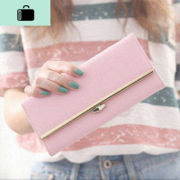 新款长款钱夹 ins可爱学生时尚潮手拿包个性大容量女韩版钱包NEW LAKE