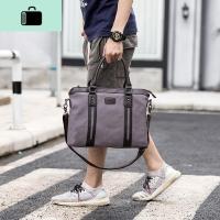 男包单肩斜挎包韩版休闲帆布包商务男士手提公文包横款电脑包NEW LAKE男士手提包