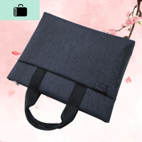 简约上班会议文件袋手提包A4资料帆布大容量男女士商务手拎公文包NEW LAKE男士手提包