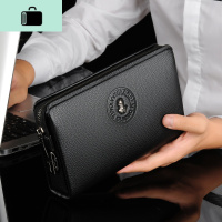 2020新款男士皮手拿包密码锁钱包大容量手抓包牛皮商务休闲手包NEW LAKE男士手拿包