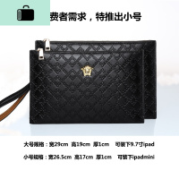 男手抓手包2019新款潮流手拿包牛皮信封包休闲时尚个性夹包NEW LAKE男士手拿包