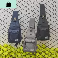 街头时尚男士胸包多功能斜挎包潮流休闲单肩包运动帆布邮差包背包NEW LAKE男士腰包