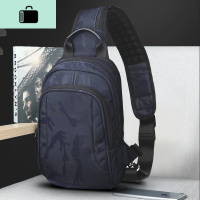 多功能胸包夏季男士包包胸前单肩小背包帆布斜挎包男休闲时尚潮流NEW LAKE男士腰包