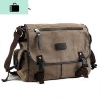 2020新款休闲单肩包书包 帆布包横款男包斜挎包潮流邮差包NEW LAKE男士斜挎包