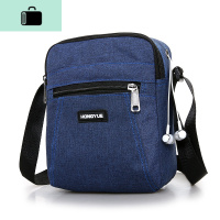 上新男包新款潮牛津纺帆布斜跨小背包迷你休闲男士包包单肩斜挎包NEW LAKE男士斜挎包