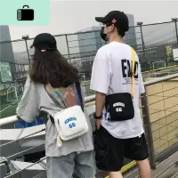 单肩包男潮牌2020新款日系帆布学生街头百搭休闲工装挎包男斜挎包NEW LAKE男士斜挎包