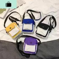 帆布单肩包男学生潮牌斜挎包韩版潮流学院背包女生休闲情侣小包包NEW LAKE男士斜挎包