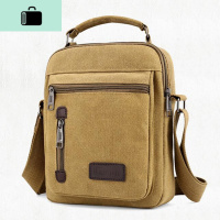 帆布挎包男户外轻便小背包挂包男式休闲商务单肩斜挎包NEW LAKE男士斜挎包