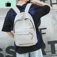 背包男双肩包ins时尚潮流休闲简约帆布旅行包韩版高中大学生书包NEW LAKE 901灰常规款45*35*15cm