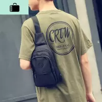 韩版男包潮牌胸包牛津布防水单肩斜挎包户外街头腰包休闲运动背包NEW LAKE男士单肩包