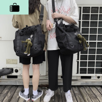 单肩包日系休闲斜挎包大容量旅行包男士手提包潮牌女健身包工装包NEW LAKE男士斜挎包