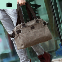 帆布手提包男包旅行包单肩包斜挎包男士挎包超大容量女包NEW LAKE