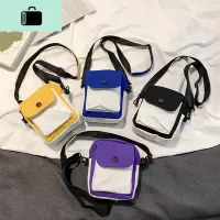 帆布单肩包男学生潮牌斜挎包韩版潮流学院背包港风休闲情侣小包包NEW LAKE男士斜挎包