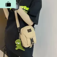 男背包单肩小包斜挎包迷你学生牛津纺街头潮流男士休闲包运动潮流NEW LAKE男士斜挎包