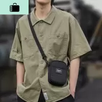 斜挎包男潮牌夏季潮款随身便捷潮小包迷你背包男士单肩包休闲挎包NEW LAKE