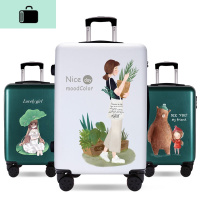 行李箱女拉杆箱24寸学生密码箱20寸韩版登机箱26男小清新箱子可爱NEW LAKE
