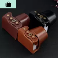 NEW LAKE适用佳能EOSM6相机套M50M100保护套m6二代摄影包相机皮套M6II M6[15-45]数码相机包