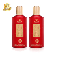 习酒53度 酱香型白酒 知交酒 知行礼 500ml*2 双瓶装