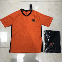 特价清仓欧洲杯足球服短袖套装中国阿根廷梅西C罗球衣运动训练服 H兰-主场（指定） XL