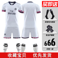 足球服套装男足球训练服队服定制儿童武磊内马尔球衣梅西球衣 短袖21-【皇M主场】（送袜子+护腿板） XS