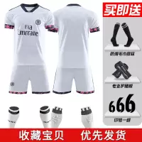 足球服套装男足球训练服队服定制儿童武磊内马尔球衣梅西球衣 短袖21-【皇M主场】（送袜子+护腿板） XS