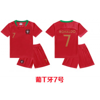 c罗球衣儿童足球服19-20梅西阿根廷球衣法国德国队小学生队服定制 葡萄Y7号 M
