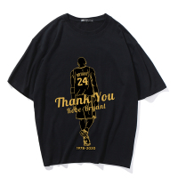 灌篮高手T恤男短袖篮球衣运动樱木花道动漫印花夏科比纪念衣服桖 thankyou-黑色 XL