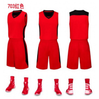 儿童篮球服男女套装小学生青少年中大童表演服幼儿球衣定制印字号 703红色 M/130-140身高