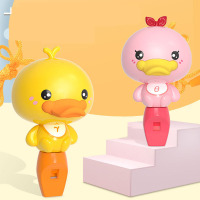 粉色鸭子口哨生日益智3岁可爱小学安全小孩6岁动物哨子节日礼物鸭嘴