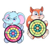 儿童卡通标靶投掷飞镖盘粘粘球自粘盘套装室内户外益智男女孩玩具飞镖