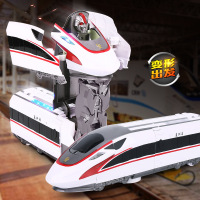 音乐故事声光多功能模型玩具复兴号火车玩具电动自动变形儿童变形电动玩具