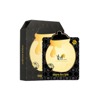 韩国正品paparecipe春雨黑卢卡蜂蜜面膜 女10片补水保湿孕妇可用