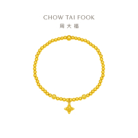 周大福传承如来敦煌 足金黄金手链寓意长乐永康(工费:920计价) F231304