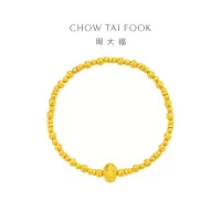 周大福传承韩美林传承黄金足金手链寓意韵运而生(工费:2080计价)F234052 