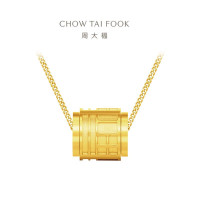 周大福[新品]传福系列足金黄金项链(小版)R35255