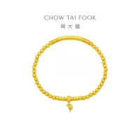 周大福传承 韩美林 黄金足金手链寓意辰龙诞福(工费:1920计价)F234049