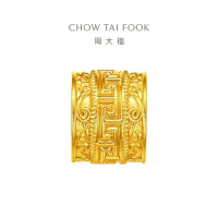 周大福故宫系列 生生不息 定价足金黄金转运珠 R35650