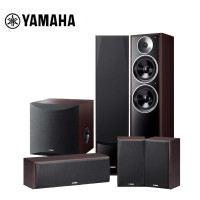 雅马哈(YAMAHA)家庭影院 5.1声道音响NS-F71家用音箱功放机组合NS-71胡桃木色(不含功放)