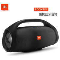 JBL Boombox音乐战神 无线蓝牙音箱 蓝牙4.2 便携迷你户外音响 电脑音箱 hifi双低音防水通话音响 黑色