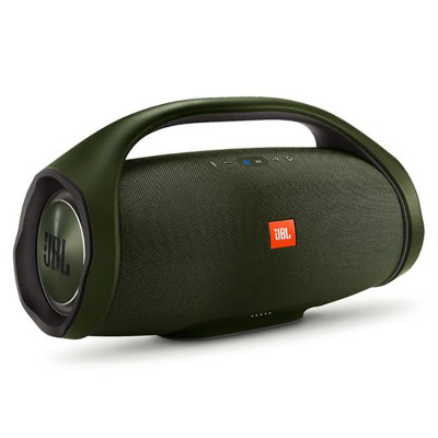 JBL BOOMBOX音乐战神无线蓝牙音箱便携户外音响hifi双低音 军绿色