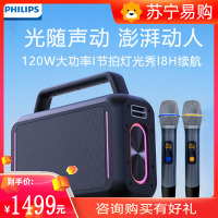 Philips/飞利浦 SD228户外蓝牙音箱广场舞音响大功率手提K歌直播户外音箱