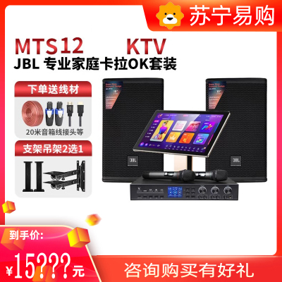 JBL MTS12专业KTV音箱家用卡拉OK音响套装家庭客厅影音室